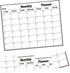 NUOBESTY Magnetic Whiteboard Message Board, Rewritable Poster Board, Magnetic Dry Erase Calendar for Fridge