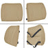 MotorTrend Lumbar Back Support - Portable Orthopedic Lumbar Back Support Memory Foam & PU Leather Seat Cushion. This