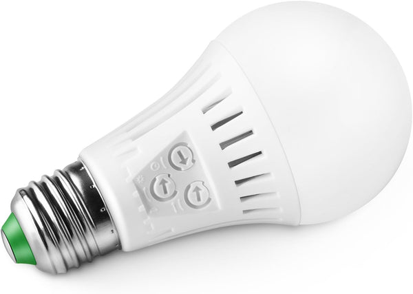 Elrigs Motion Sensor Light Bulb with Dusk to Dawn Lights Sensor, E26