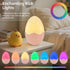 7 Kids Night Light, LED Touch Baby Egg Light for Nursery, Warm White & RGB Colors Changing, Tumbler Touch Night Lamp