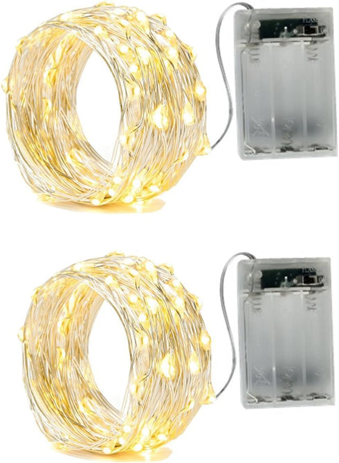 Generic Fairy String Lights for Indoor & Outdoor, 2 Pack Decorative LED with