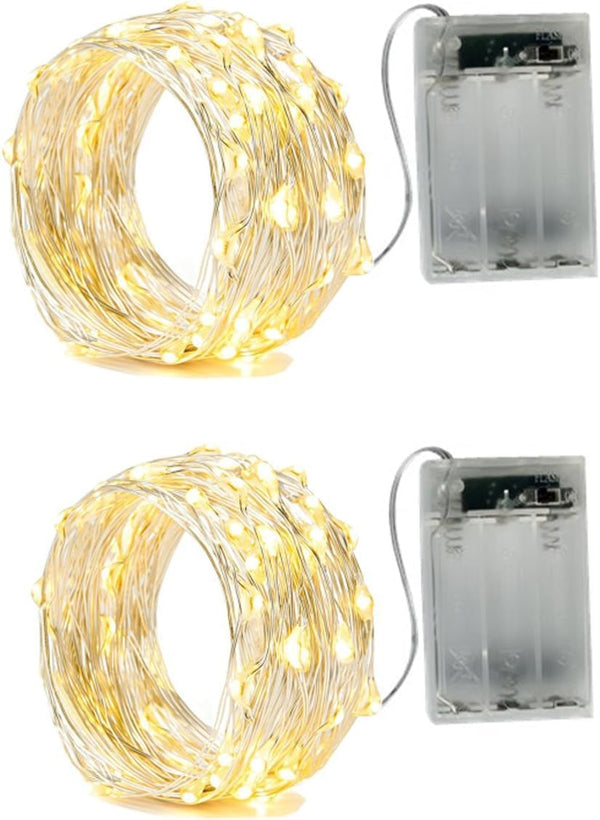 Generic Fairy String Lights for Indoor & Outdoor, 2 Pack Decorative LED with