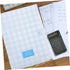 Portable File Holder Binder Folder, Blue, A6, A4, Easy to Use, Organizes Paper