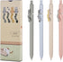 VICO 4PCS Cat Gel Pens, Fine Point 0.5mm Quick Dry Black Ink Pens for Cat Lovers, Perfect for School Office