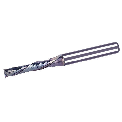 3/16 Inch 1/4 Inch SpeTool Solid Carbide CNC Router Bit Cutting Diamter with Shank, TAC Coated Spiral Compression