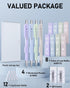 Four Candies Cute Mechanical Pencil Set, 4PCS 0.5mm Pastel Pencils with Case, 480PCS HB Lead Refills