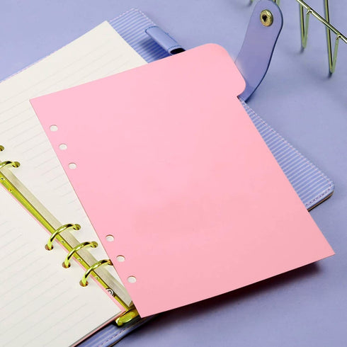 Performore 3 Pack A5 Notebook Mechanism Replacement Kit, 20mm 6-Ring Metal Binder Mechanisms for Loose Leaf Notebook,