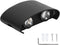 LED Wall Sconce, Waterproof Modern Wall Lamp for Indoor Outdoor Decoration, 90 265V 4W Black Shell