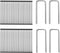 Bonsicoky 40 Pcs Window Blind Louvers Staples - Plantation Shutter Repair Kit