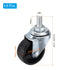 1.5 Inch 8 Pack 110lb/50kg PATIKIL Threaded Swivel Casters, Wire Shelf Caster Wheels Stem Wheels Wire Shelving Load
