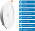 lanyue Bulb, 5 6 1200 15W 6000K (2 Pack) Motion Sensor Light in. & in. LED Can Lights Retrofit Motion Sensor Recessed