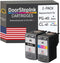 DoorStepInk Remanufactured Ink Cartridge Replacements for Canon PG-40 CL-41 Black Color 2PK for Pixma Printers