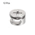 uxcell Cam Lock Nut for Furniture, 12pcs 14.6x9.5mm Joint Connector Locking Nuts for Furniture Fittings