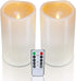 Homemory 4" x 6" Large Waterproof Outdoor Flameless Candles, Battery Operated Flickering