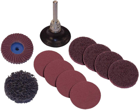 Pferd 11-Piece 2" COMBIDISC Type CDR Prep to Paint Quick Change Discs/Pad