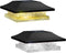 Viewsun 2 Pack Solar Post Cap Lights, Outdoor Fence Solar Powered Cap