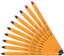 AZOR Pin Point Fine Point Writing Pens, 0.7mm Ballpoint Pens Assorted, 10 Pack (5 Black, 3 Blue, 2 Red)