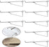NORJIN 8 Pcs 8 Inch Metal Pegboard Hooks, Pegboard Accessories for Workbench, Kitchen, Garage, Retail Shop, Office
