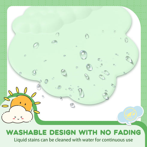 Cloud Mouse Pad with Wrist Rest Support, Ergonomic Gaming Mouse Pad Pain Relief, Portable Comfortable Mousepad Non-Slip