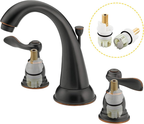 RP25513 Faucet Stem Assembly, Replacement Kit for Delta Two Handle Faucet Repair, 2 Pack