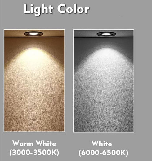 2-Pack 1.5W LED Cooker Range Hood Bulb Light 12V DC 60mm Hole Closet Light Undercabinet Light Recessed Downlight Clear Glass 20W Halogen Equivalent (Warm White 3000K) by LIDESENMO