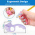 Pretwad 8 Grips for Pencil for Kids Handwriting, Pcs Pen Grips, Ergonomic Pencil Grippers Holder for Kids, Writing
