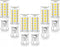 YUIIP G9 LED Bulb Dimmable, 4W, 5000K Daylight White, Pack of 6, AC 120V G9 Bi Pin Base