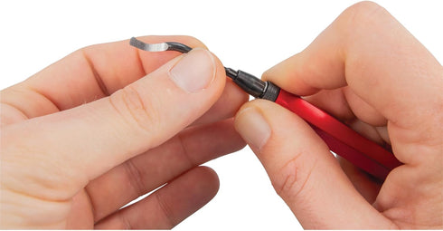 Performance Tool W2960 Pipe Reamer and Deburring Tool for Metal, PVC, Conduit with Swivel Head and Quick Release Blade