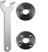Podoy Grinder Flange Angle Wrench Spanner, Metal Lock Nut for Milwaukee, Makita, Bosch, Black & Decker, Ryobi