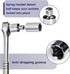 Set 6pcs, 1/4" 3/8" 1/2" Auniwaig Socket Adapter and Reducer SAE Drive Socket Adapter Kit, Square Ratchet Wrench Socket