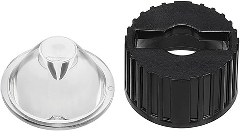 uxcell 10 pcs LED Lens 5 Degree with Black Holder for 1W 3W High Power LED Light