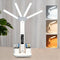 niccryle Led Desk Lamp with Clock Foldable Study Lamp 3 Lighting Modes Table