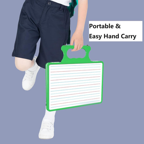 Small Dry Erase White Board with Stand, Double-Sided Portable Mini Whiteboard for Kids, Home, and Office