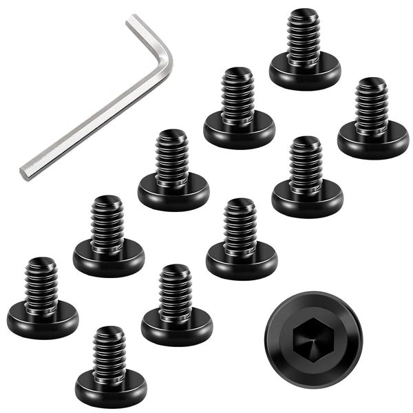 WYLWLS M6 x 14mm Bolt, 10 Pcs Per Set with 1 Hex Spanner,