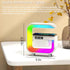 10W Smart LED Table Lamp, Wireless Charger with Fast Charging and Sunrise Alarm Clock, Bluetooth Speaker Lamp