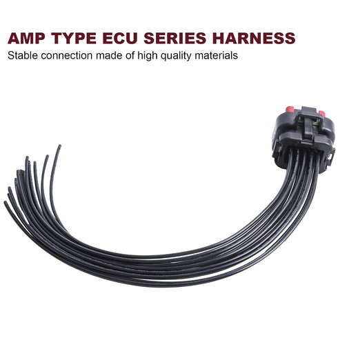 30CM (14 ECU Connector Pins, Car Waterproof AMP Automotive ECU Connector, Auto Plug Socket Universal Housing, pin)