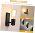 VALICLUD Retro Iron Wall Lamp Simple Wall Sconce Fixture for Living Bedroom Hallway Construction for Warm Ambient