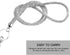 Soleebee Rhinestone Office Lanyard, 31.5'' Bling Neck Lanyard with Metal Clasp & Keyring, Silver