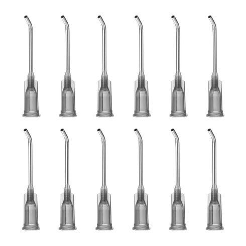 PATIKIL Blunt Tip Dispensing Needles with Bent Blunt Needle, 12 Pcs 1 Inch 16G Industrial Liquid Dispenser Needle