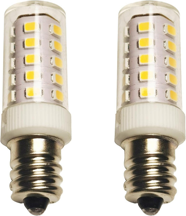 E12 LED Bulb for Turkish Mosaic Lamp Replace E12 30 Watt Halogen Equivalent Warm White 3000K Non-dimmable Candle Base Light Bulbs for Ceiling Fan, Chandelier (Warm White, 2 Pack) by GOGERS