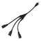 oviitech 1 to 3 Power Cord Splitter Cable, 1.5FT Indoor 3 Prong