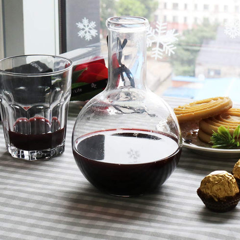 ULAB Boiling Flask Set, 2 Sizes 250ml 500ml, Borosilicate 3.3 Glass Material, UBF1007