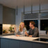 5W 3000K, 1.18 L11.8 Pendant Lights Kitchen Island, Modern Black Pendant Light for Bedroom Bedside Sofa Corner, Island