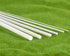 10Pcs White Plastic Rods, Round Solid Bar DIY Model Material ABS Round Stick for DIY Sand Table Model, Length 250mm,