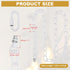 6 2 110 lbs PATIKIL ft Light Fixture Chain, Pcs Lighting Chain Metal Looping Link with Quick Link Screw Lock Connectors