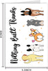 ONECHI Cute Dog Thank You Card for Teachers Boss Friends, Funny Appreciation Gifts for Women Men, Veterinarian Gifts