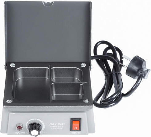 Dental Analog Wax Heater Warmer Pot JT-15 Lab Equipment in Black and Blue
