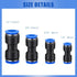 120 Pcs Straight Push Connectors, 6/8/10/12 mm Quick Connect Air Hose Fittings Air Line Fittings Plastic Push to Connect Air Hose Fittings Pneumatic Connectors for Tube by Konohan