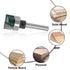 Yakamoz 1/4 Inch Shank Flush Trim Plunge Router Bit with Ball Bearing for Woodworking, 3/4" Cutting Diameter