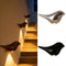 MENGLANSI Bird Shape Night Lamp Adjustable Brightness LED Wall Sconces USB Rechargeable Easy Installation Modern LED